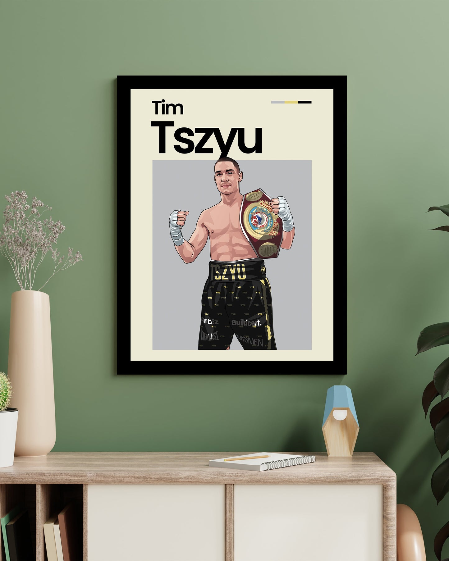 Tim Tszyu Boxing Wall Art