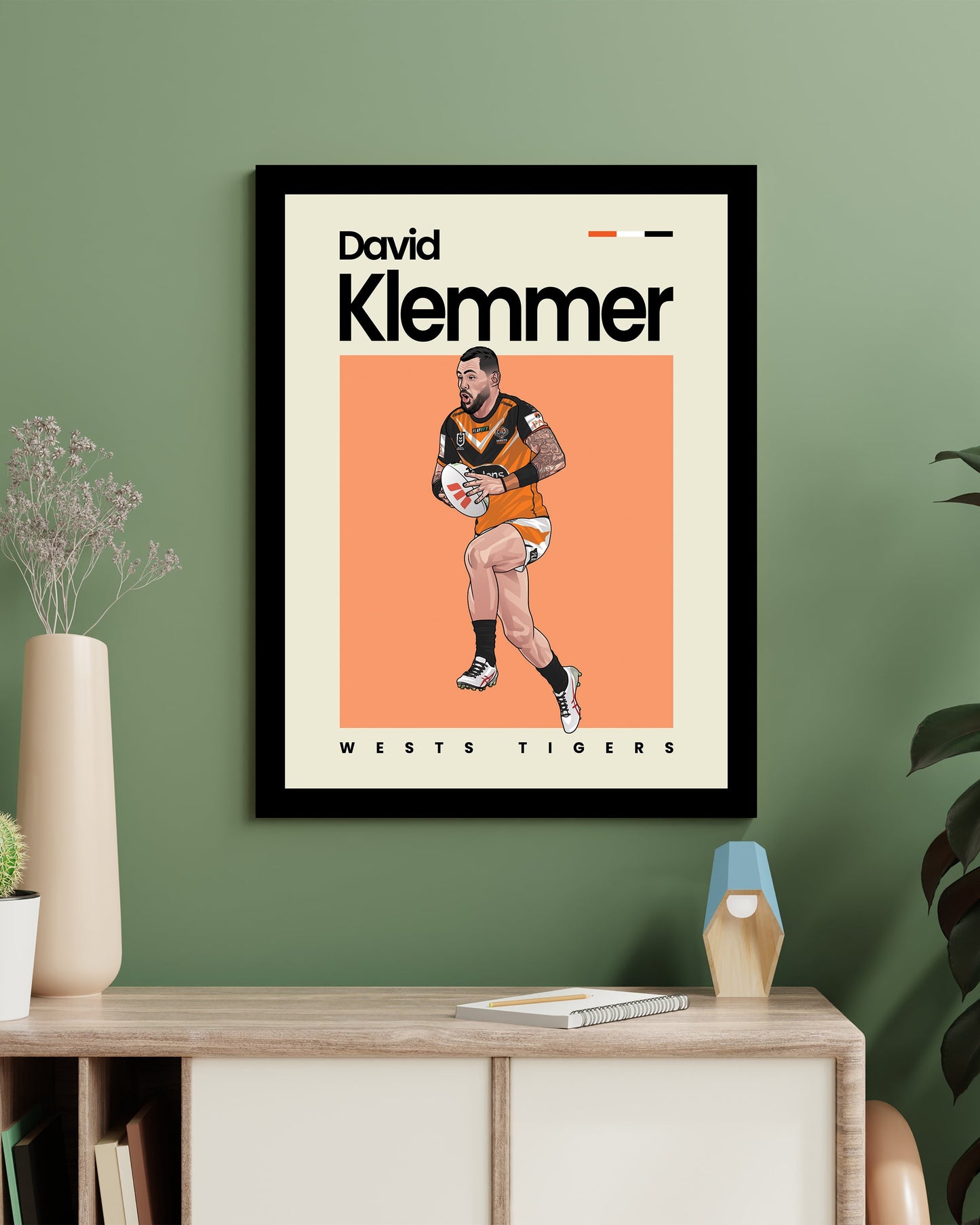 David Klemmer Tigers Wall Art