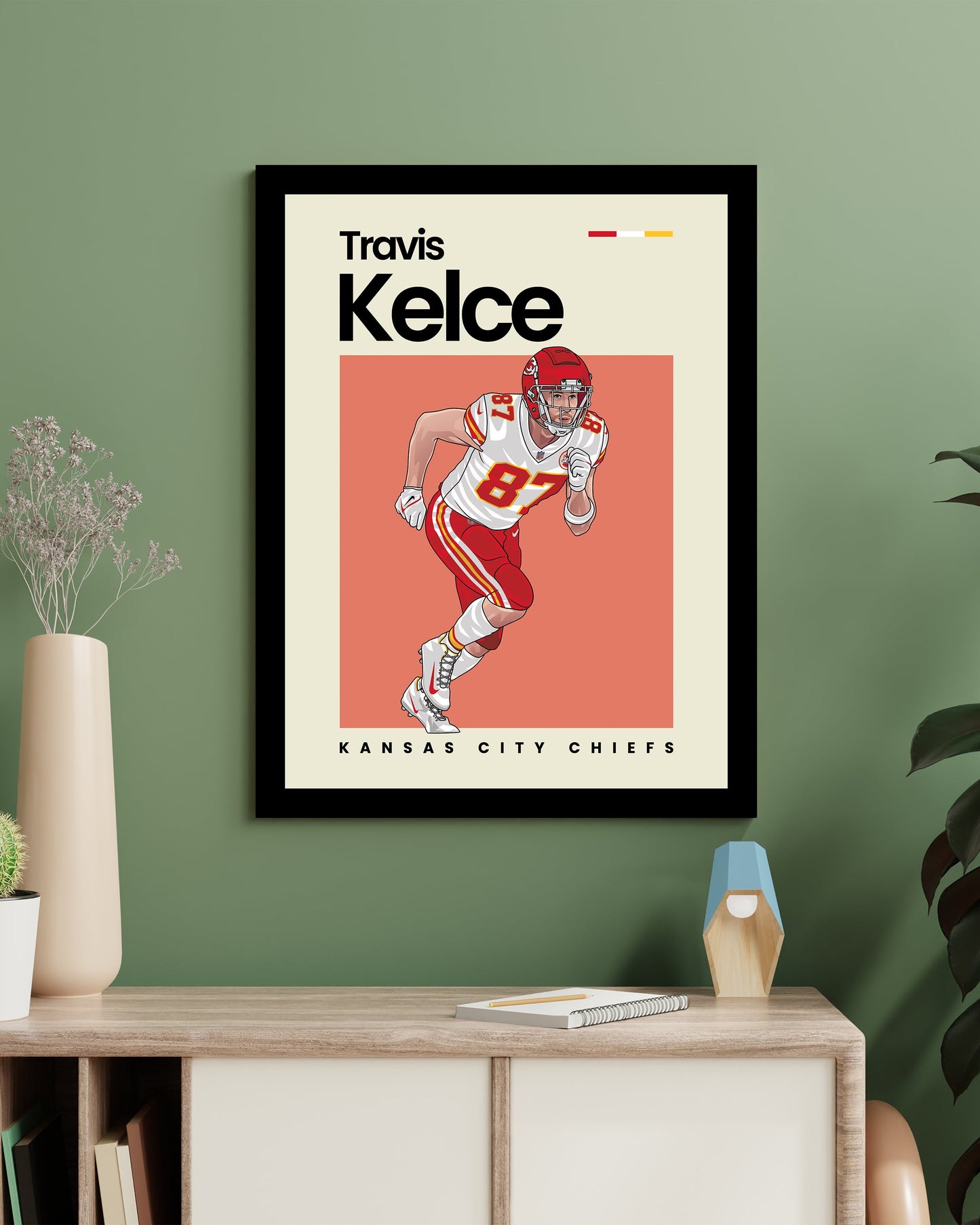 Travis Kelce Chiefs Wall Art