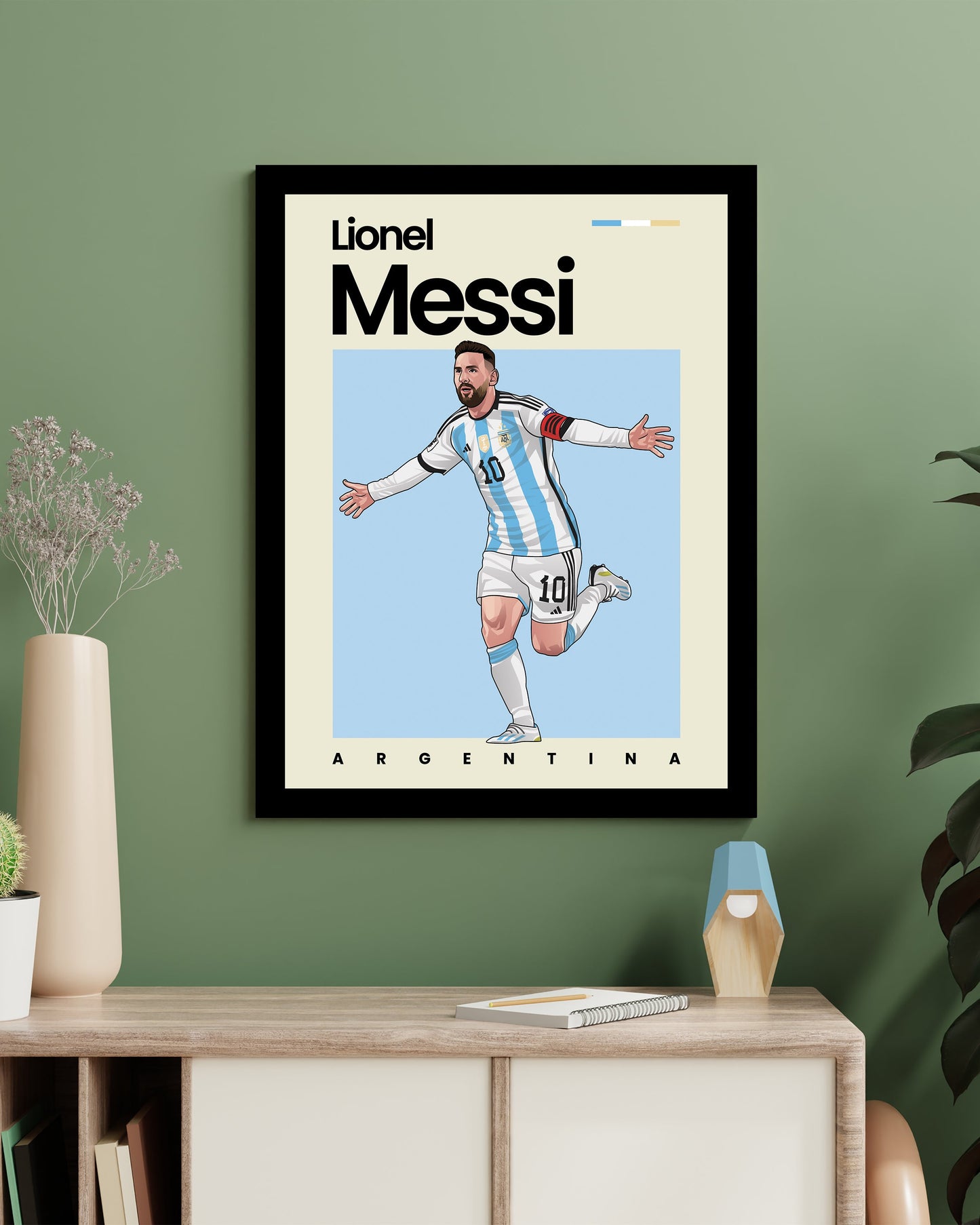 Lionel Messi Argentina Wall Art