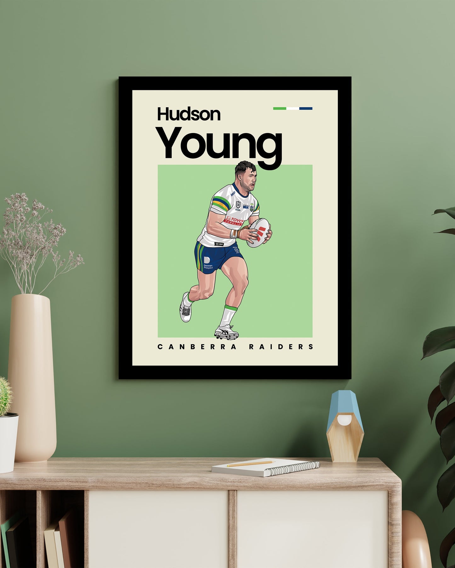 Hudson Young Raiders Wall Art