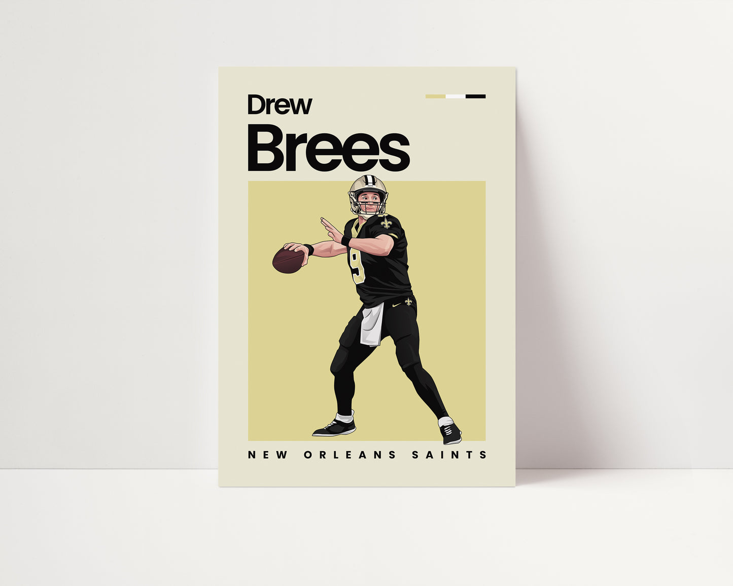 Drew Brees Saints Wall Art