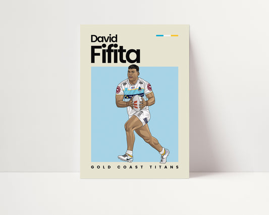 David Fifita Titans Wall Art