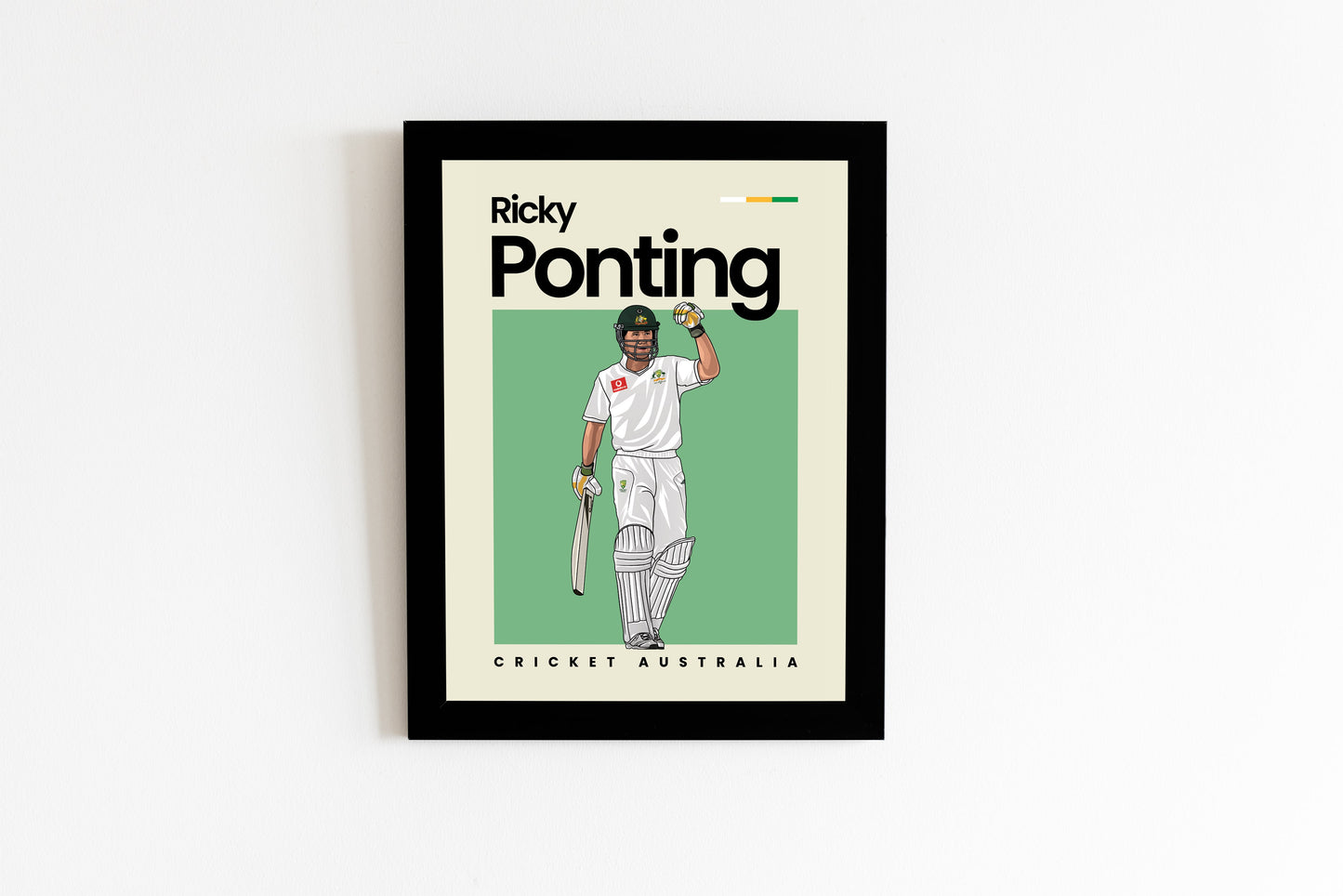 Ricky Ponting Cricket Wall Art