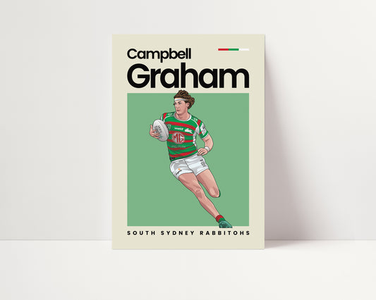Campbell Graham Rabbitohs Wall Art