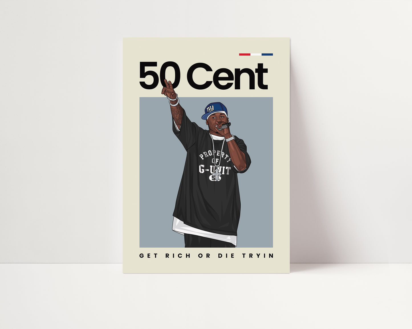 50 Cent Hip Hop Wall Art