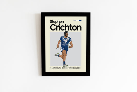 Stephen Crichton Bulldogs Wall Art