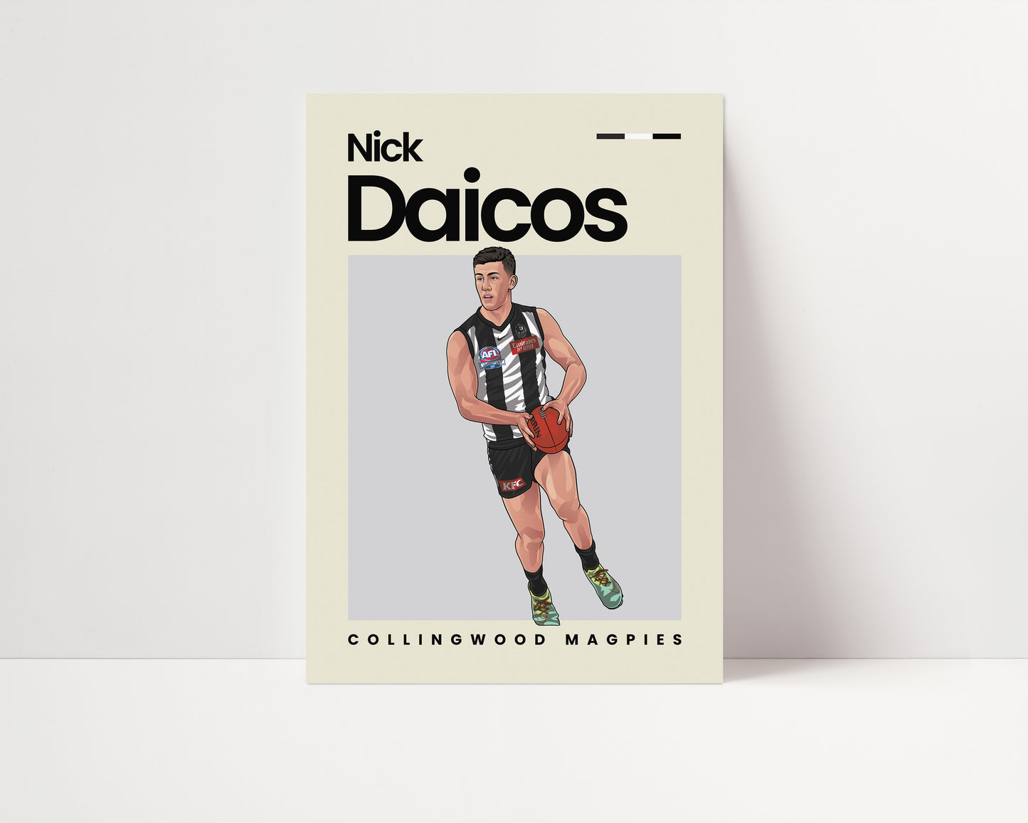 Nick Daicos Collingwood Wall Art