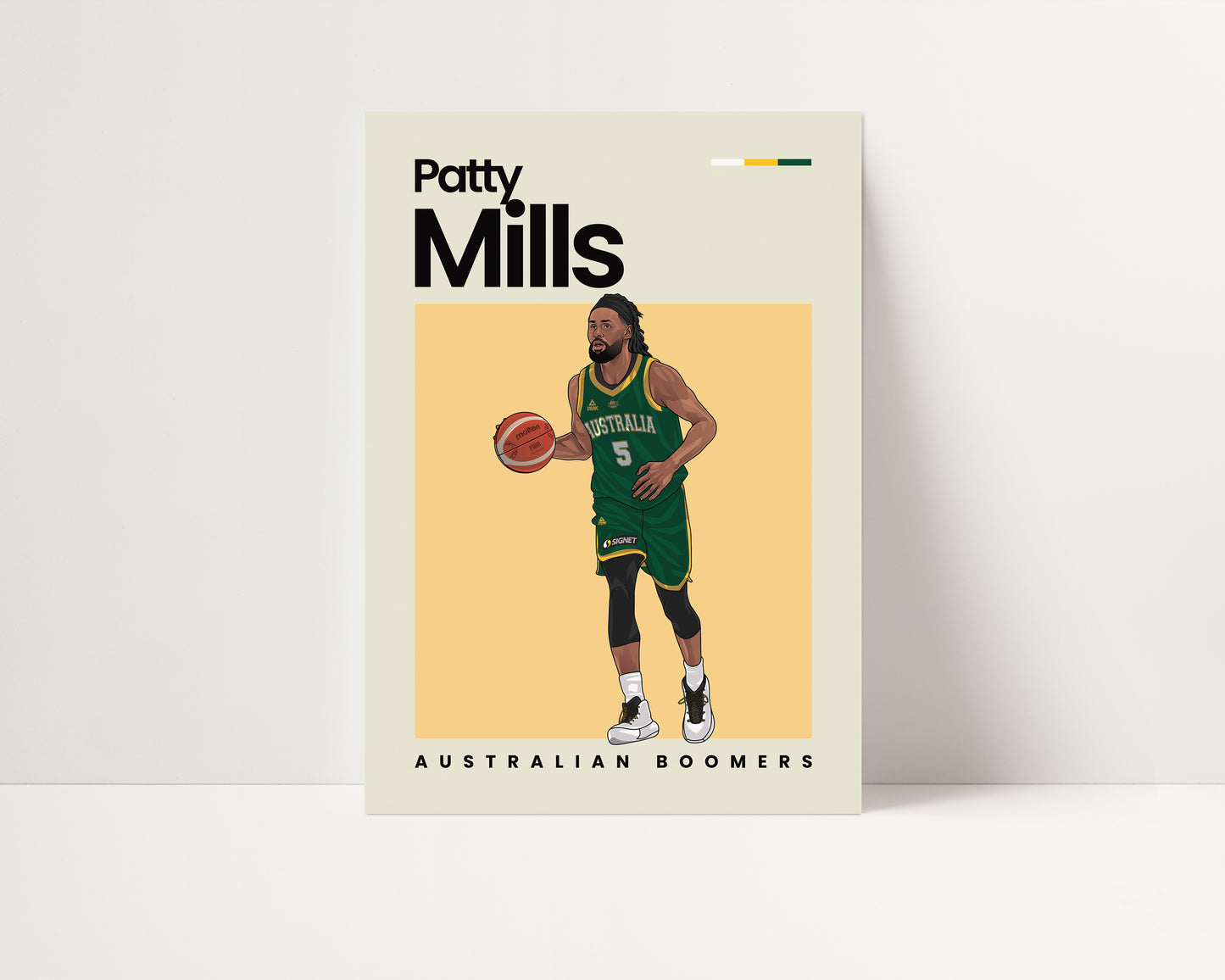 Patty Mills Boomers Wall Art