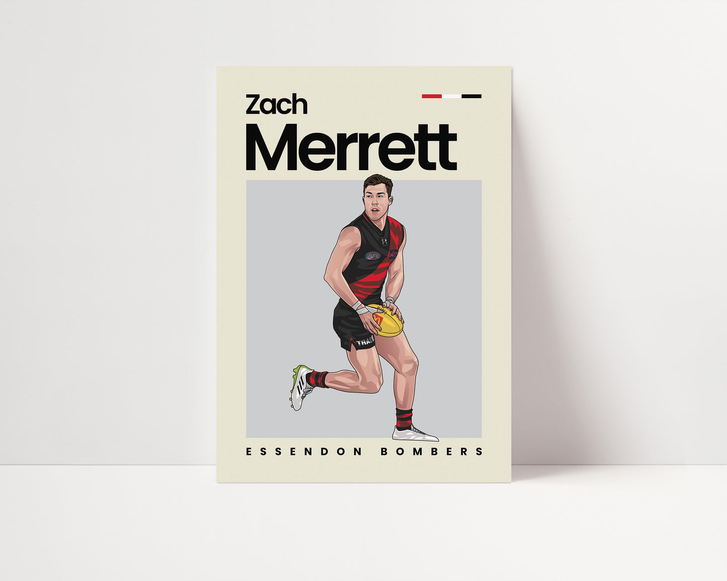 Zach Merrett Bombers Wall Art