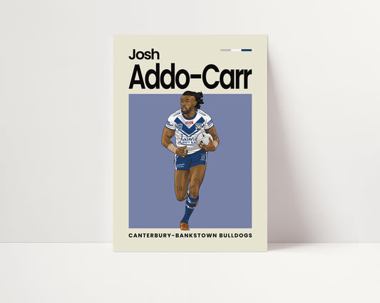 Josh Addo-Carr Bulldogs Wall Art