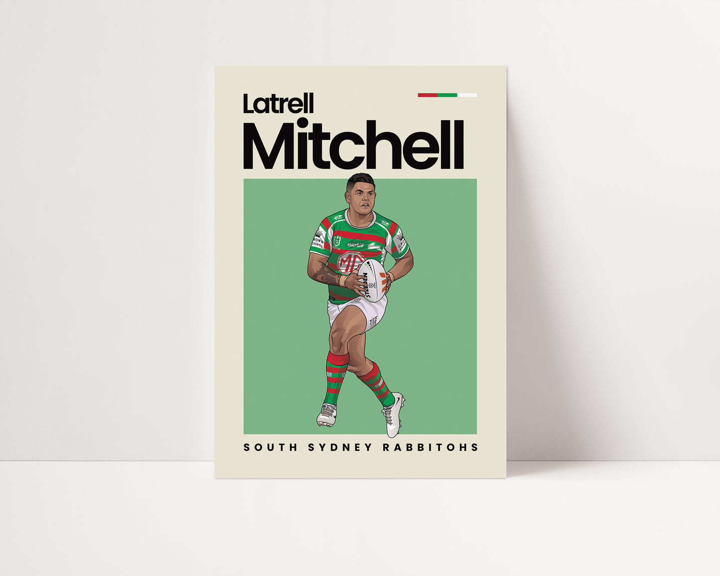 Latrell Mitchel Rabbitohs Wall Art