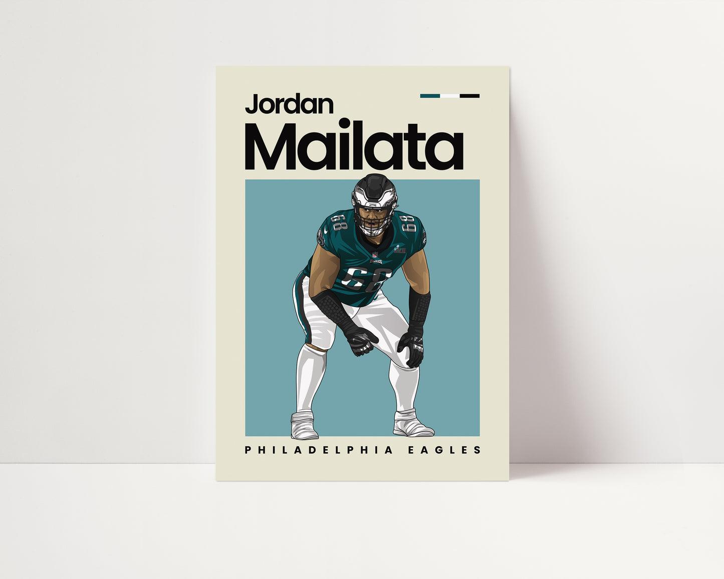 Jordan Mailata Eagles Wall Art