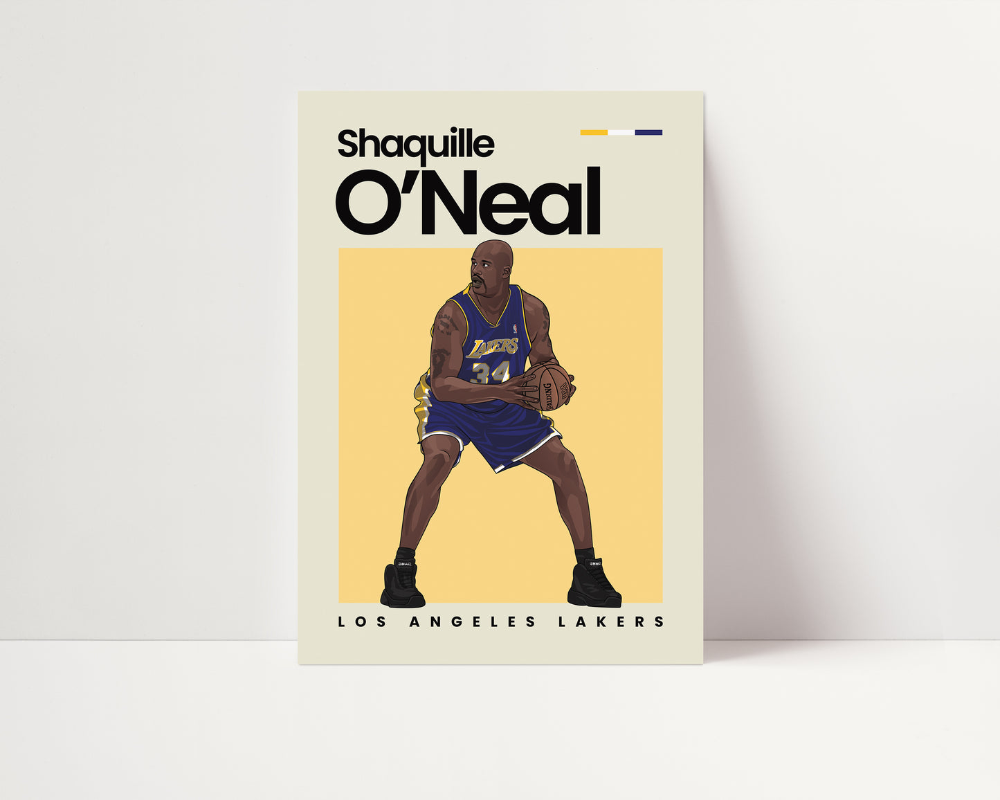 Shaquille O'Neal Lakers Wall Art