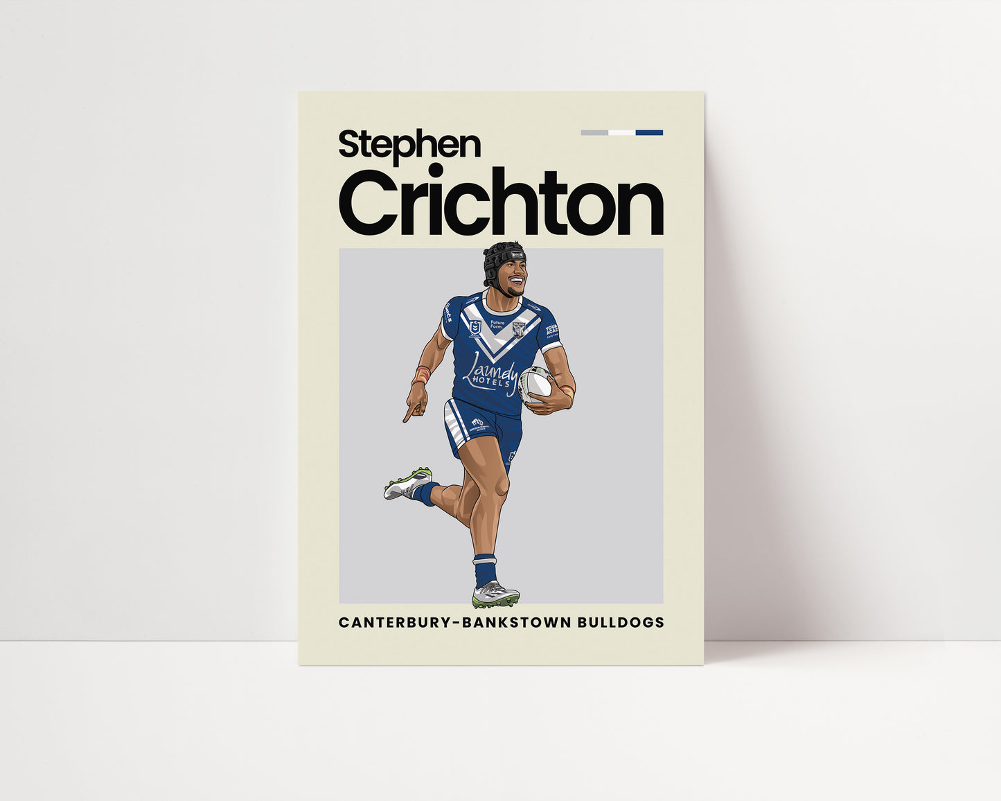 Stephen Crichton Bulldogs Wall Art