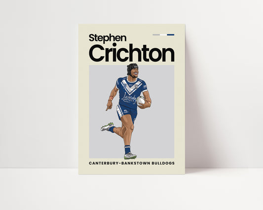 Stephen Crichton Bulldogs Wall Art