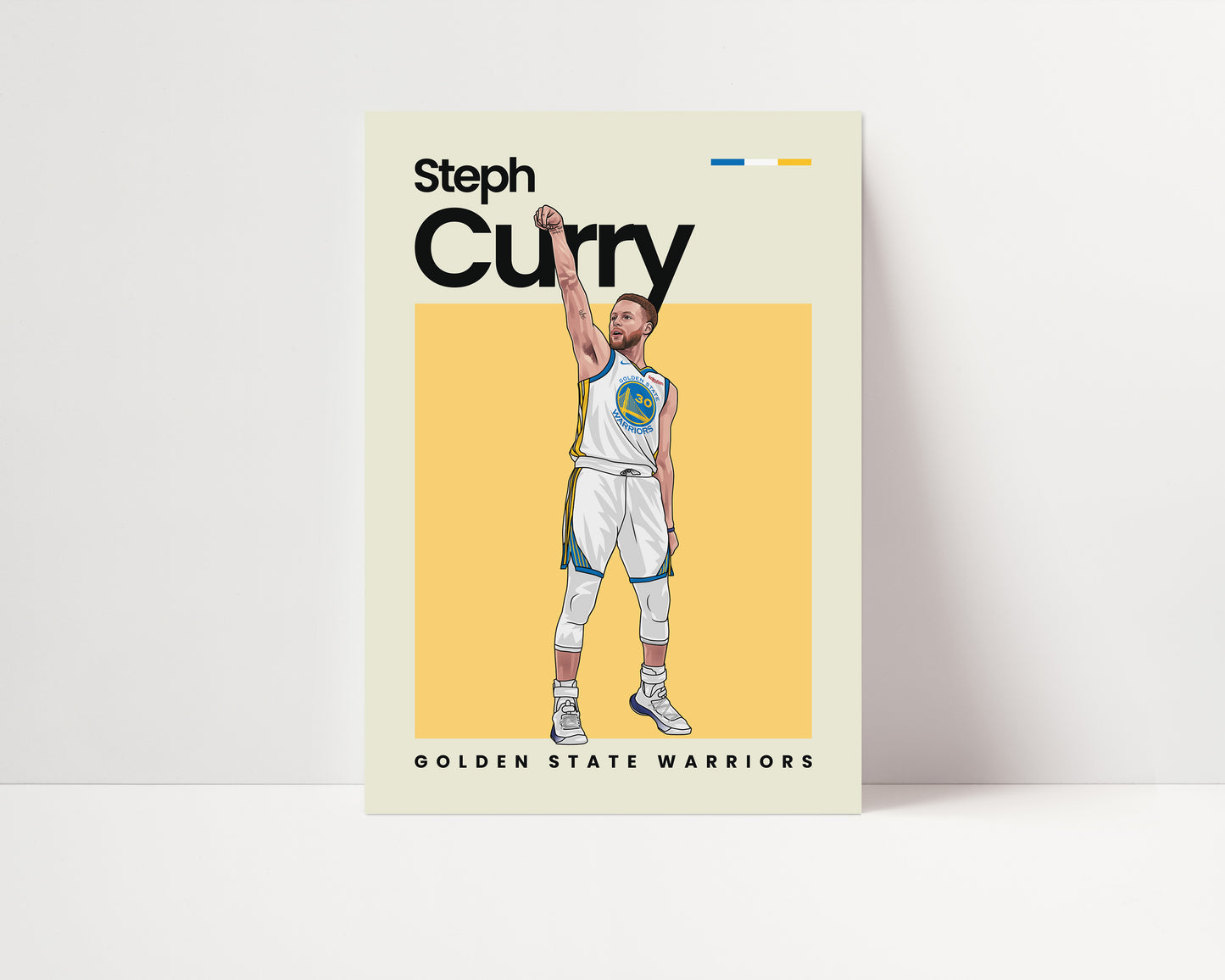 Steph Curry Warriors Wall Art