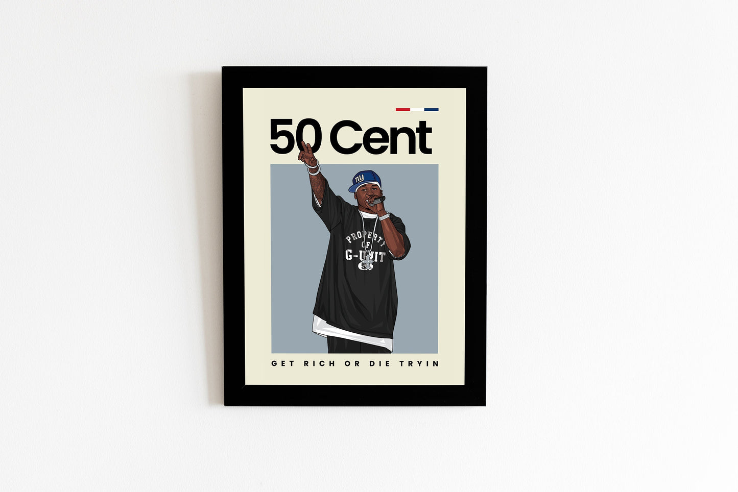 50 Cent Hip Hop Wall Art