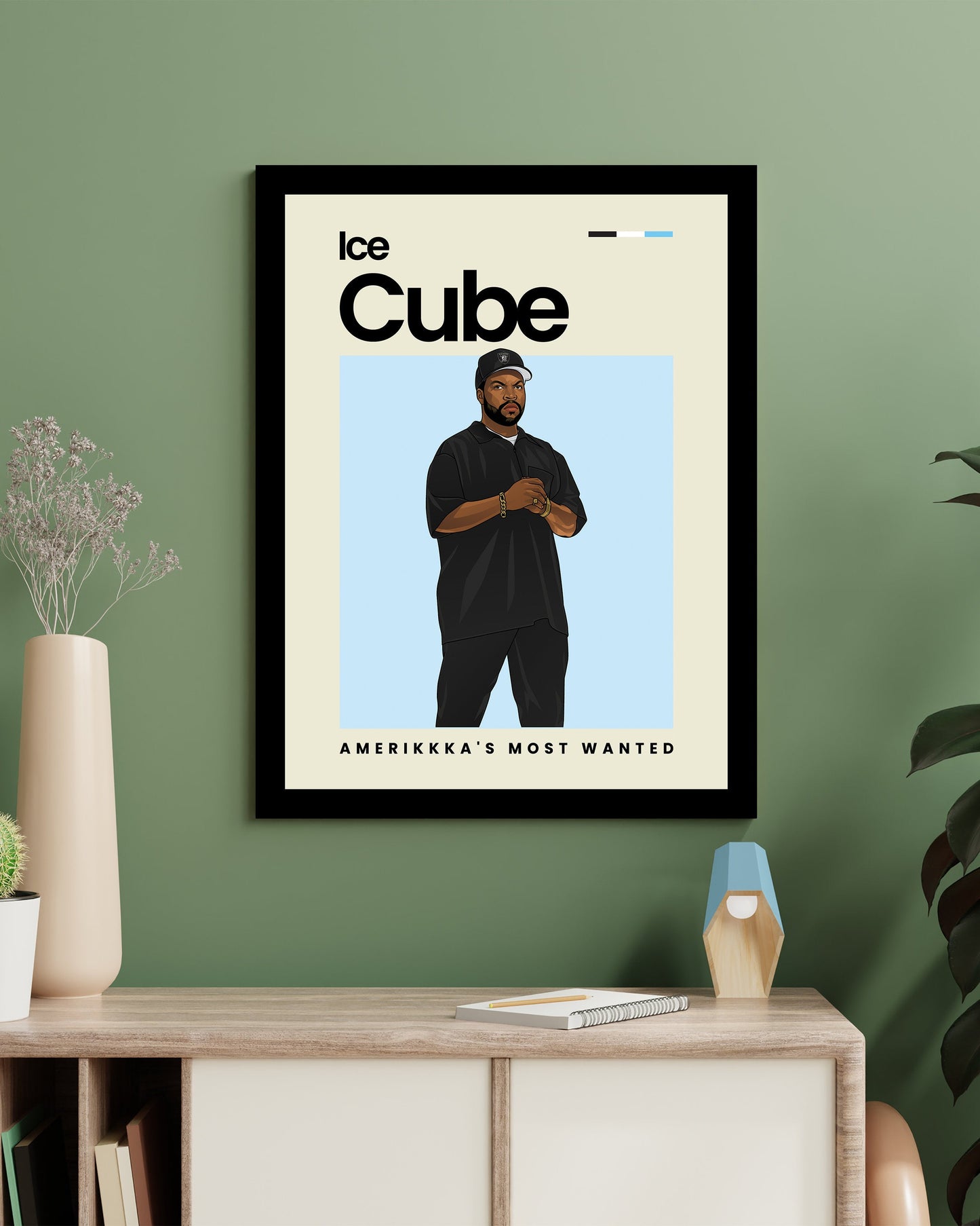 Ice Cube Hip Hop Wall Art