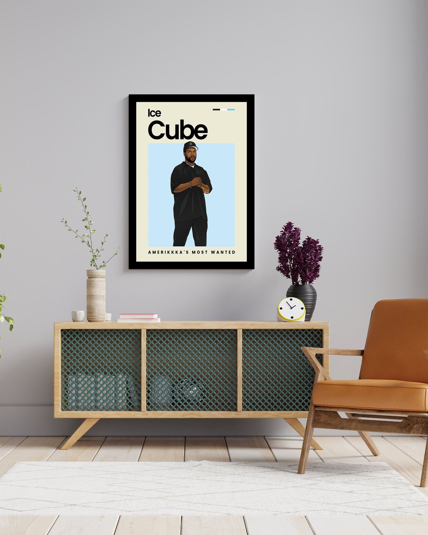 Ice Cube Hip Hop Wall Art