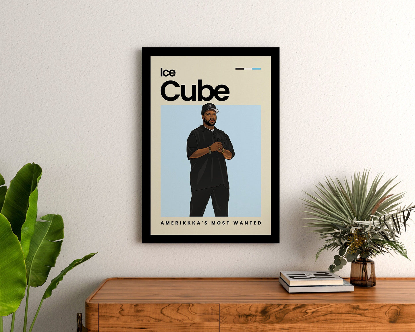 Ice Cube Hip Hop Wall Art